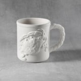 Ceramic Bisque Crabby Mug